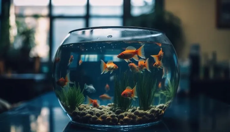 How to Lower Nitrates in Fish Tank: 7 Easy & Effective Methods 2 Goldfish swimming in a spacious glass fish tank